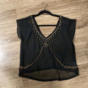 Ecoté Sequined Blouse